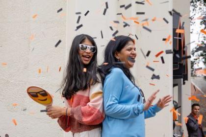 Incoming student celebrates her acceptance at Pacific