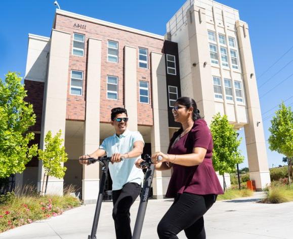 students in front of calaveras