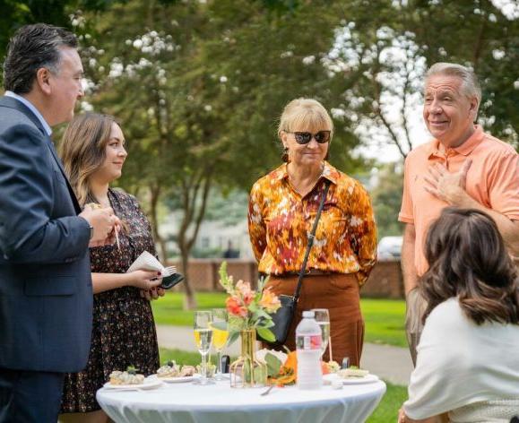 The President and First Lady at the Vow Renewals reception